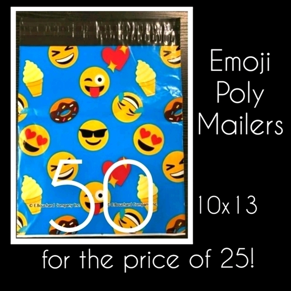 𝅺Emoji Poly Mailers 10x13 - Picture 1 of 5